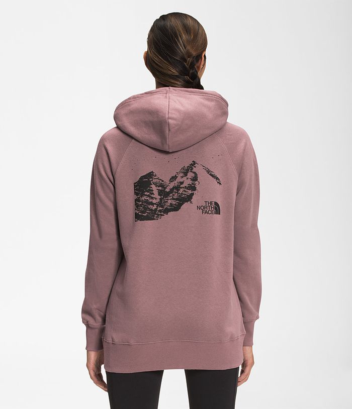 The North Face Hoodie Dames Skiy Mountain UDBR27948 - Lichtpaars